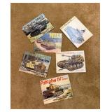WWII Military Tank Books in Action
