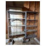 Metal Shelving Units on Blocksï¿½36x12x60
