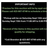 AUCTION INFO