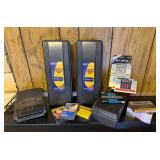 Vtg Cassette Tapes and Recorder Set
