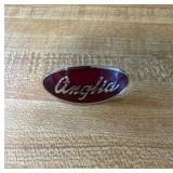 Vtg Anglia Car Emblem Badge