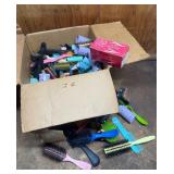 Vtg Hair Curlers and Brushes