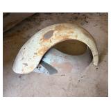 Vtg Metal Automotive Fenders