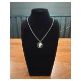 Vtg. ï¿½Mercuryï¿½ Dime Pendant on Chain