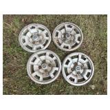 Four Vtg Datsun Hubcapsï¿½15ï¿½