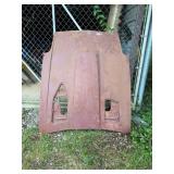 Vtg Car Hood With Dual Cutouts
