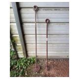 Two Iron Earth Anchorsï¿½48ï¿½