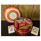 Vtg Card Games and Tin Set