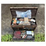 Vtg Toolbox with Toolsï¿½20ï¿½8.5ï¿½13