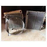 Vtg Car Radiators with Shroudï¿½24ï¿½21