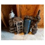 Ford Engine Parts Including Crankshaft