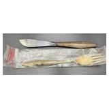 Reed & Barton Sterling Fork & Knife Set