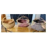 3 Woven Baskets