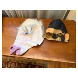 Unicorn & Elvis Rubber Costume Masks