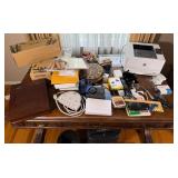 Office Supply Lot w/ HP Printer, Shredder & More