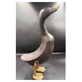 Vintage Wooden Duck Figure