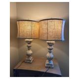 Distressed Wood Table Lamps