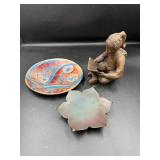 Decorative Figurine and Dish Set