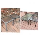 4 Outdoor Tables, Mixed Sizes