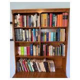 Books on Wooden Bookcase