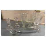 Crystal Vase and Glass Collection