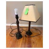 Table Lamps w/ Square Shade