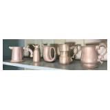 5 Pewter Tankards & Pitchers