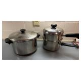 Revere Ware USA Stainless Pot & Double Boiler