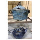 Handmade Stoneware Pottery Soup Tureen & Teapot