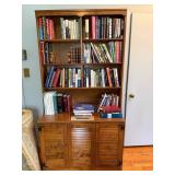 Ethan Allen Wood Bookcase Cabinet