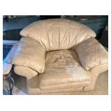 Oversized Beige Armchair