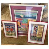 3 Framed Prints