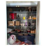 Contents of Right Side Den Closet