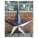Large Metal Patriotic Star