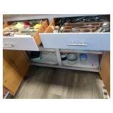 Contents of 2 Cabinets & 2 Drawers - Read Details