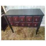 Apothecary Style Console Table