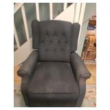 Classic Brands Navy Blue Recliner- Read Details