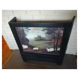 Sheep Themed Fireplace Screen