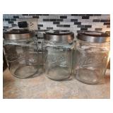 3 Mason Craft & More Storage Canisters