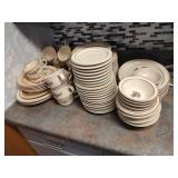 73 pcs 1970s Pfaltzgraff Village Dishes