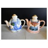 Ma & Pa Farmer Teapots