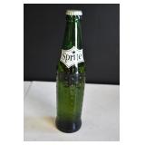 Vtg Green Sprite Sealed Bottle