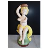 Ceramic Mold Cherub Statue