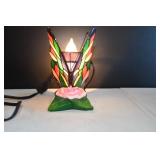 Stain Glass Butterfly Lamp