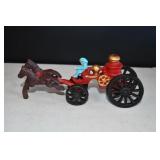 Cast Iron Horse Drawn Fire Water Pump