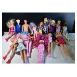 Barbie Dolls w/ Clothes & Shoes