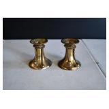Pair of Solid Brass Candle Sticks
