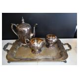 F B Rogers Silverplate Tea Set