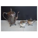 F B Rogers Silverplate Tea Set
