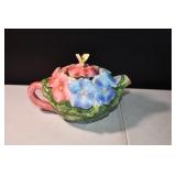 Small Floral Textured Teapot
